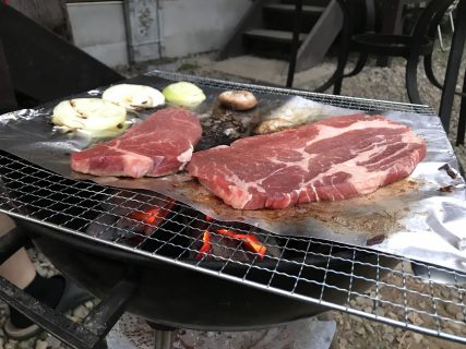 ペットと一緒にBBQ〜