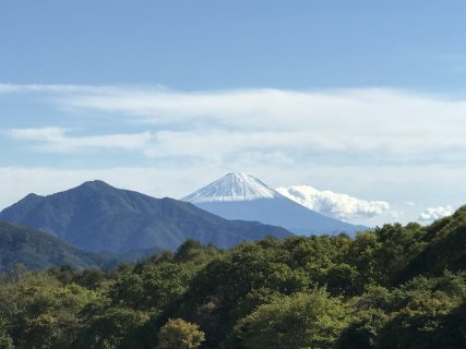 本日の富士山と八ヶ岳