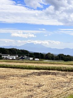 10月5日、富士山と八ヶ岳